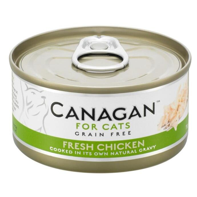 CANAGAN Fresh chicken konzerva pro kočky 75 g