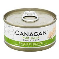 CANAGAN Fresh chicken konzerva pro kočky 75 g