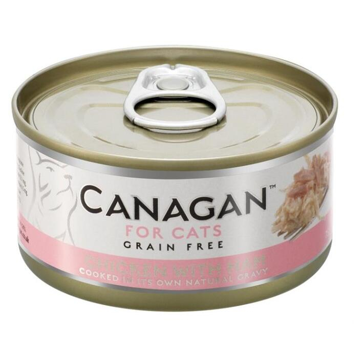 E-shop CANAGAN Chicken with ham konzerva pro kočky 75 g