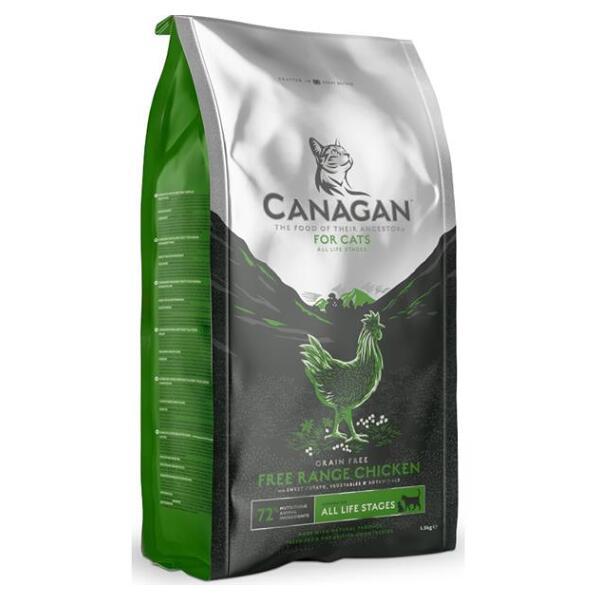 E-shop CANAGAN Free range chicken granule pro kočky 1 ks, Hmotnost balení: 4 kg