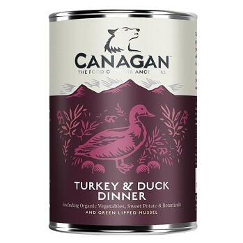 CANAGAN Turkey & duck dinner konzerva pro psy 400 g