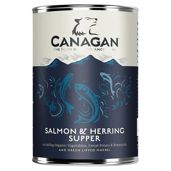 E-shop CANAGAN Salmon & herring supper konzerva pro psy 400 g