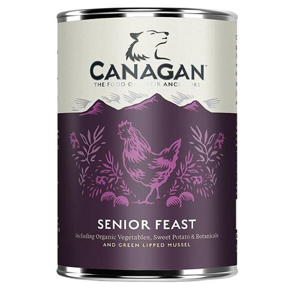 E-shop CANAGAN Senior feast konzerva pro psy 400 g