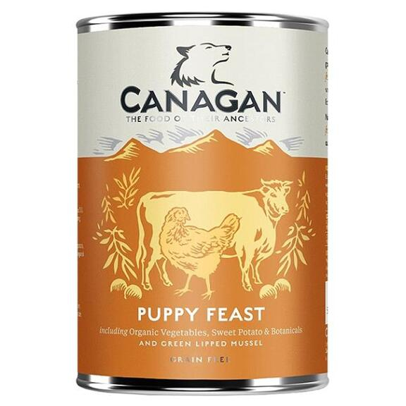 E-shop CANAGAN Puppy feast konzerva pro psy 400 g