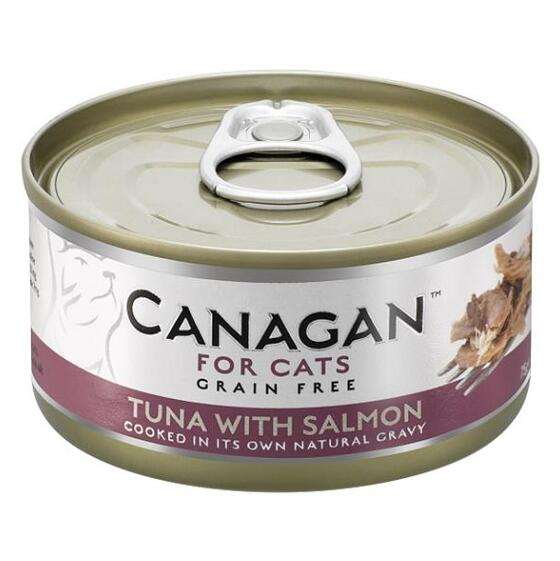 E-shop CANAGAN Tuna with salmon konzerva pro kočky 75 g