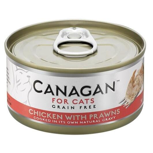CANAGAN Chicken with prawns konzerva pro kočky 75 g