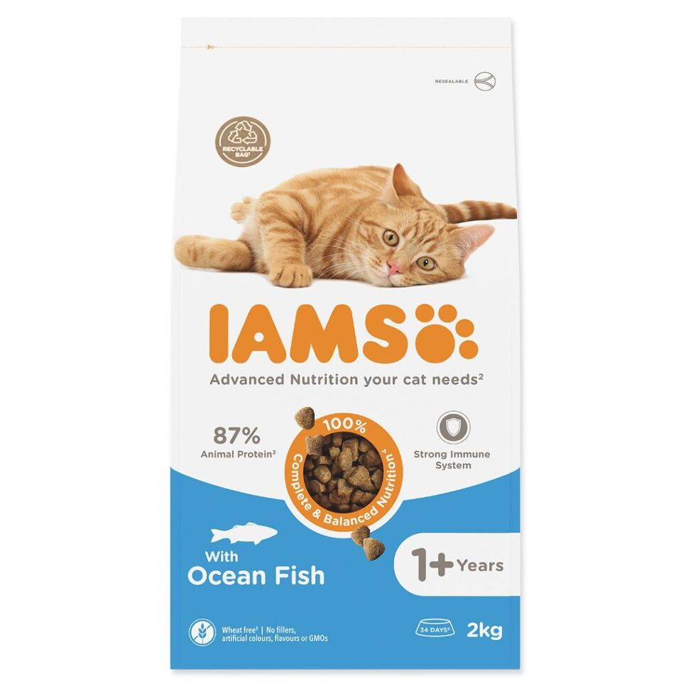 IAMS Cat Adult Ocean Fish granule pro kočky 1 kus, Hmotnost balení (g): 2 kg