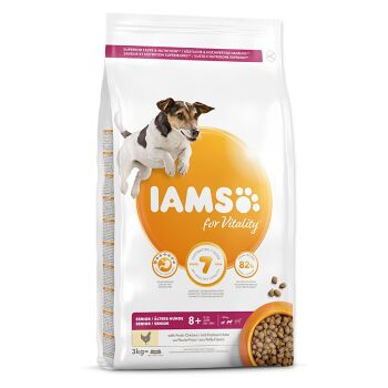 IAMS Dog Senior Small & Medium Chicken granule pro psy 1 kus, Hmotnost balení (g): 3 kg