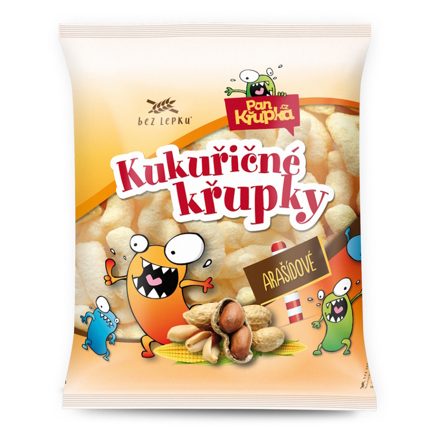 REJ Křupky kukuřičné arašídové 90 g