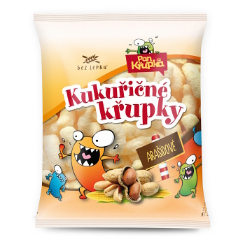 REJ Křupky kukuřičné arašídové 90 g (Bezlepkové křupky a cereálie) - Sladké