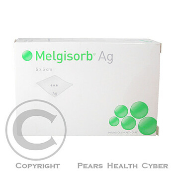 Krytí Melgisorb Ag 15x15cm absorpční algin. sterilní 10ks (Krytí a hojení ran) - Krycí