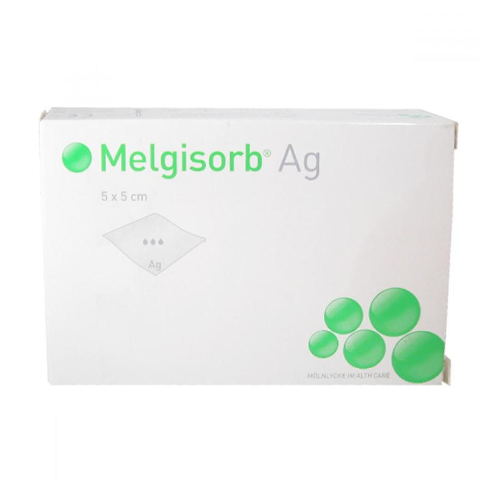E-shop Krytí Melgisorb Ag 5x5cm absorpční alginát.sterilní 10ks