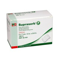 SUPRASORB F Foliové transparentní krytí 5 x 7 cm 100 kusů