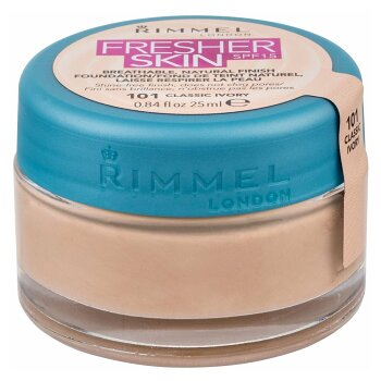 RIMMEL LONDON Fresher Skin SPF15 makeup 25ml 101 Classic Ivory
