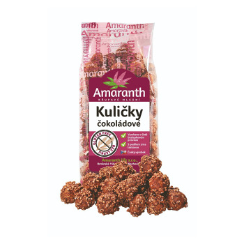 AMARANTH Kuličky čokoládové 100 g (Bezlepkové křupky a cereálie) - Sladké