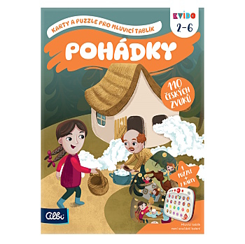 ALBI Kvído pohádky karty a puzzle pro mluvicí tablík (Kouzelné čtení, knížky a leporela) - Ostatní, Jiné, Elektronické, Vědomostní, Se zvukem