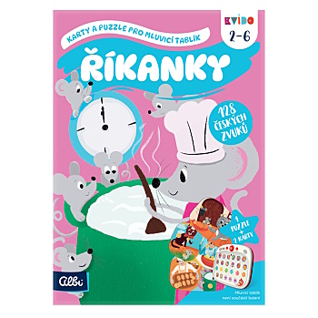 ALBI Kvído říkanky karty a puzzle pro mluvicí tablík (Kouzelné čtení, knížky a leporela) - Ostatní, Jiné, Elektronické, Vědomostní, Se zvukem