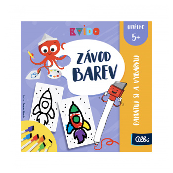 ALBI Kvído Závod barev (Společenské hry) - Karetní, Závodící