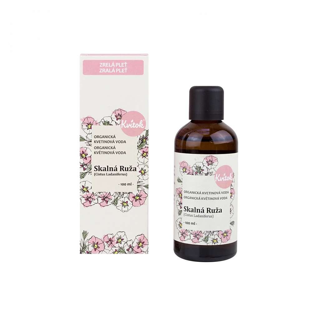 Kvitok Květová voda Skalní růže Bio 100 ml
