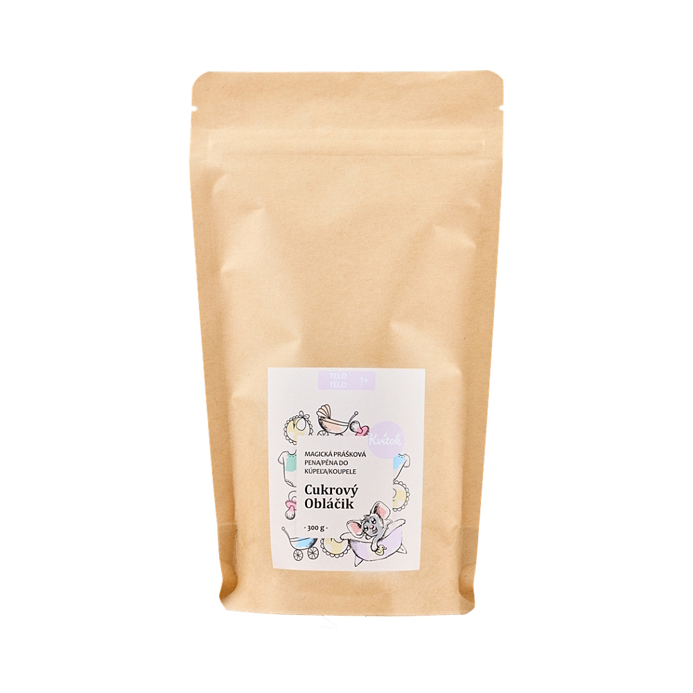 KVITOK Magická pěna do koupele cukrový obláček 300 g