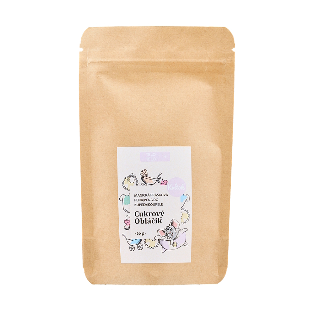 KVITOK Magická pěna do koupele cukrový obláček 60 g