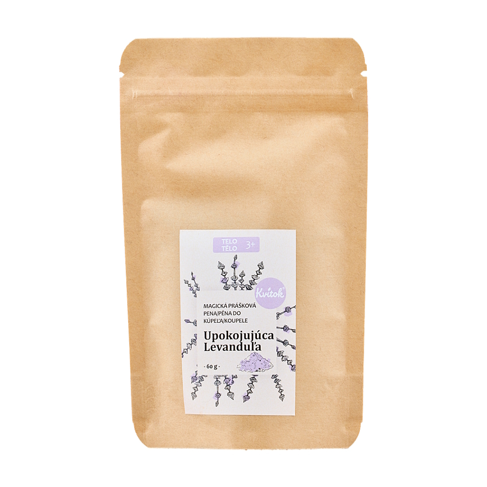 KVITOK Magická pěna do koupele uklidňující levandule 60 g