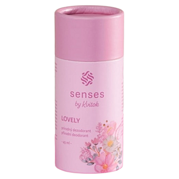 KVITOK Tuhý deodorant lovely 45 ml (Přírodní deodoranty a antiperspiranty) - Ochranný, Dezinfekční