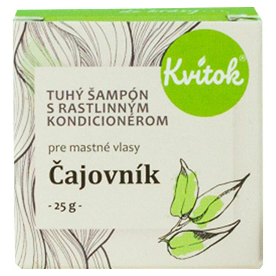 Levně KVITOK Tuhý šampón Čajovník XL 50 g
