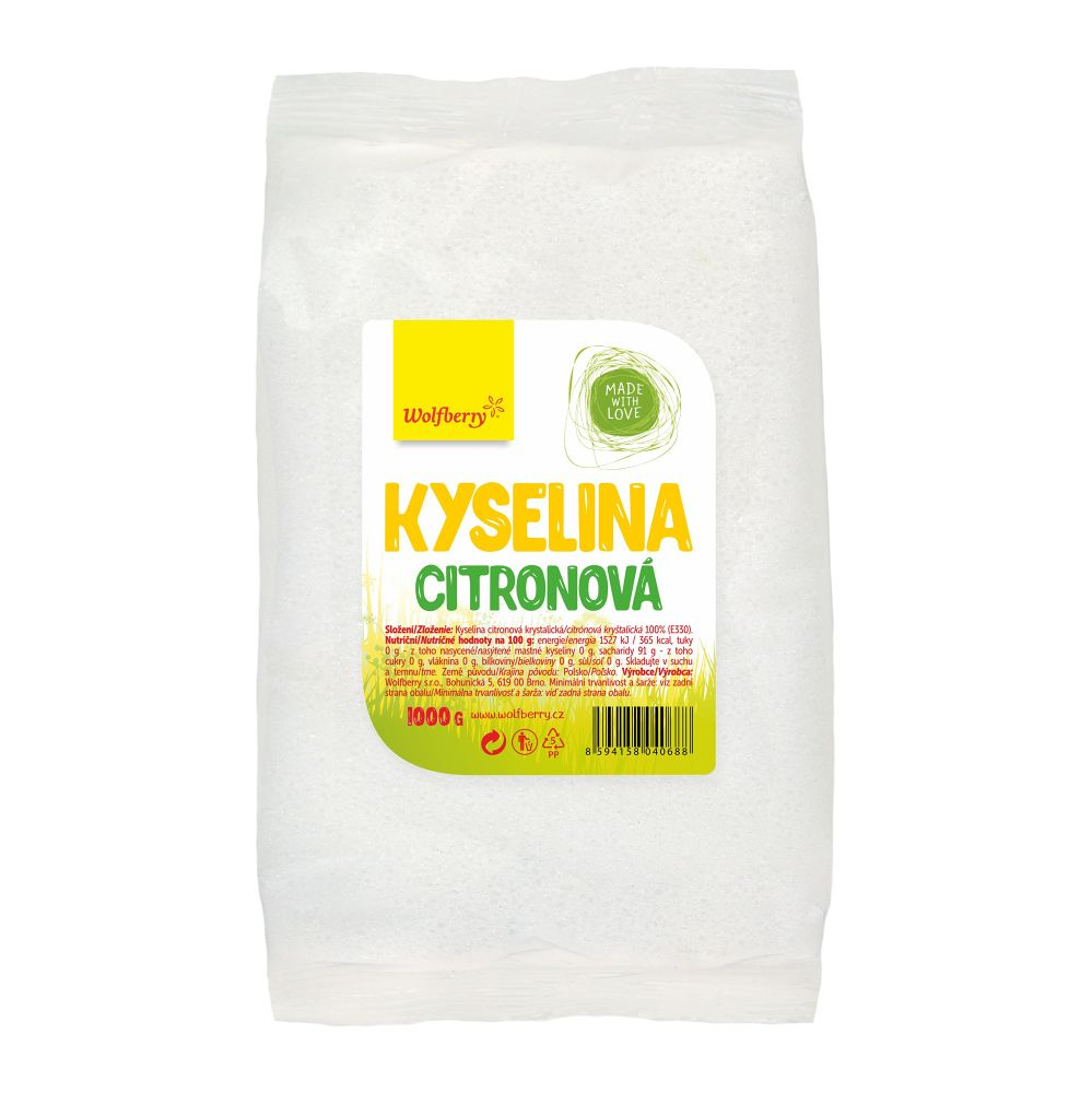 WOLFBERRY Kyselina citronová sáček 1000 g
