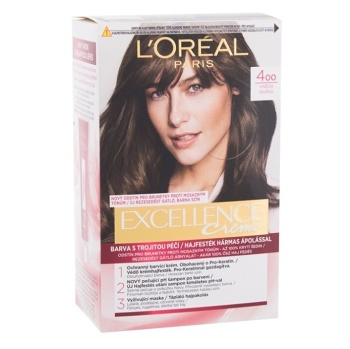 L'OREAL Excellence Creme Barva na vlasy 4 Hnědá (Barvy na vlasy, melír na vlasy) - Permanentní