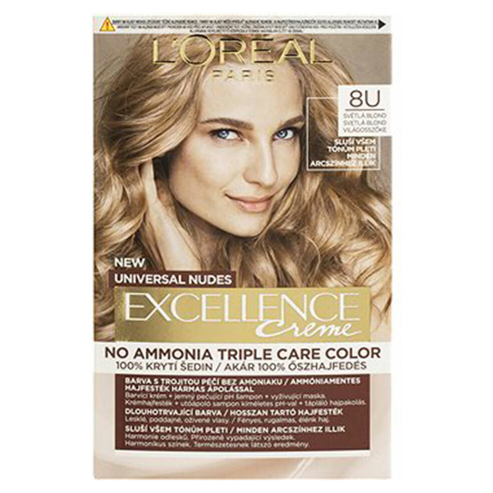 E-shop L'OREAL Excellence Creme Universal Nudes Barva na vlasy 8U Světlá blond