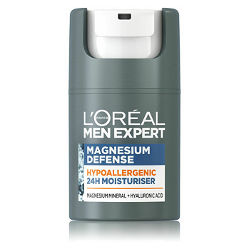 L'ORÉAL Men Expert 24H denní pleťový krém Magnesium Defence 50 ml (Denní krémy) - Hypoalergenní