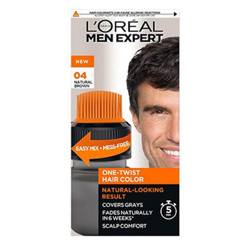 L'ORÉAL Men Expert One-Twist Barva na vlasy 04 Medium Brown 50 ml