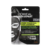 L´OREAL Textilní maska pro muže Men Expert Pure Charcoal  30 g