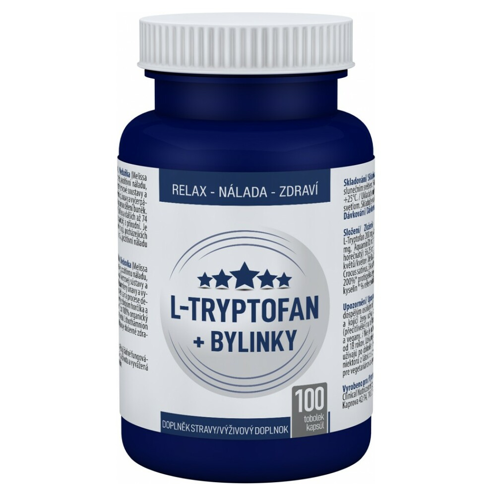 E-shop CLINICAL L-Tryptofan + bylinky 100 tobolek