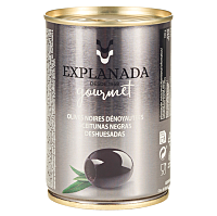 LA EXPLANADA Gourmet černé olivy bez pecky 280 g