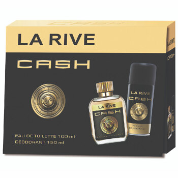 LA RIVE Cash Man Dárkové balení - toaletní voda La Rive CASH 100 ml a deodorant La Rive CASH 150 ml