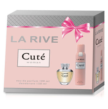LA RIVE Cuté EdP 100 ml + deo 150 ml Dárkové balení (Kosmetické balíčky) - Sada