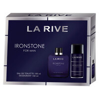 LA RIVE Ironstone EdT 100 ml + deo 150 ml Dárkové balení