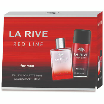 LA RIVE Red Line Parfémová voda 90 ml + deodorant 150 ml Dárkové balení