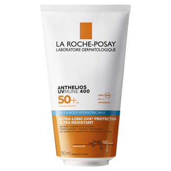 LA ROCHE-POSAY Anthelios Opalovací mléko SPF50+ 150 ml (Dermokosmetika opalovací mléka a gely) - Voděodolné