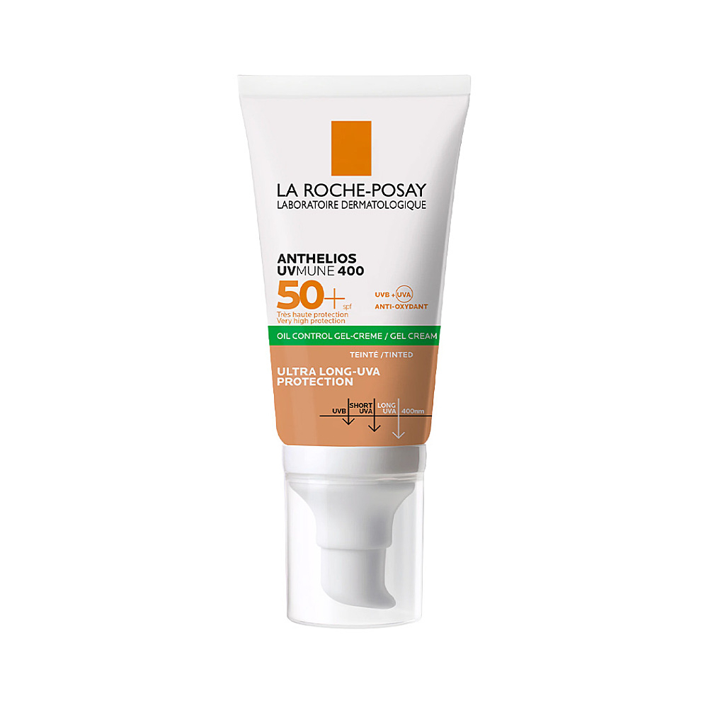 Levně LA ROCHE-POSAY Anthelios Tónovaný gel-krém na obličej SPF 50+ 50 ml