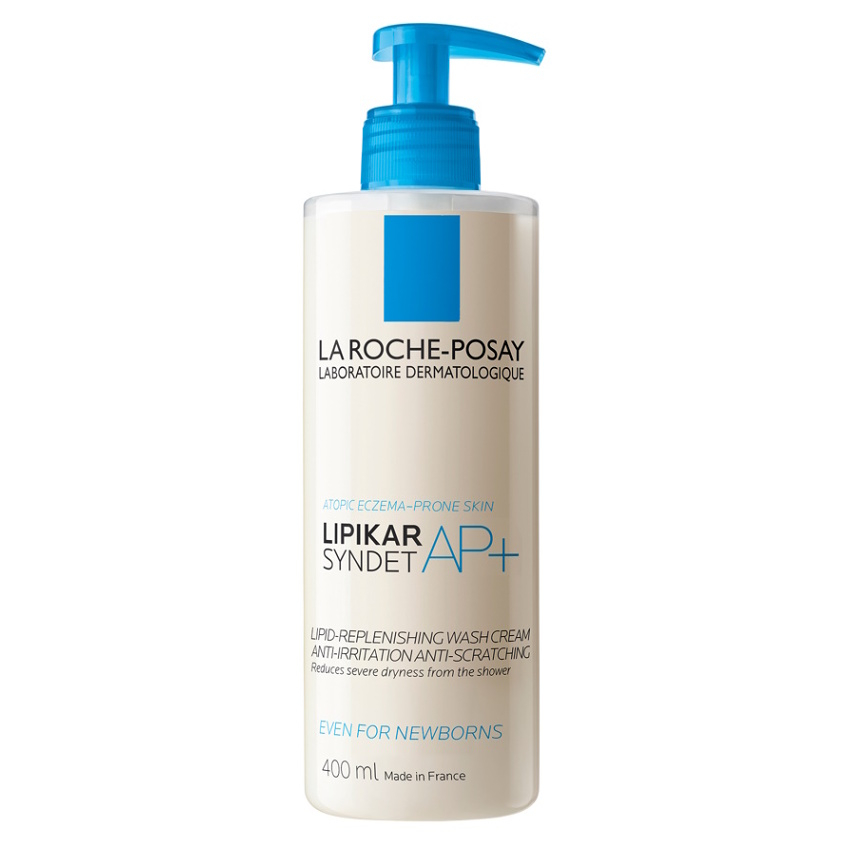 Levně LA ROCHE-POSAY Lipikar Syndet AP+ Jemný sprchový krémový gel 400 ml