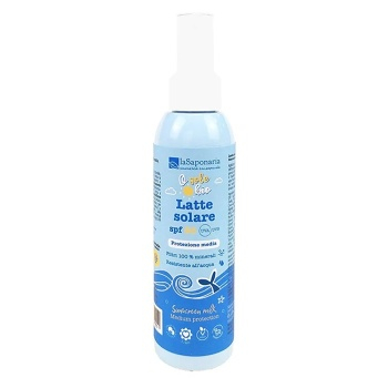 LA SAPONARIA Opalovací mléko SPF 20 BIO 125 ml (Přírodní opalovací přípravky) - Přírodní, BIO