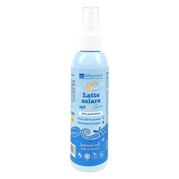 LA SAPONARIA Opalovací mléko SPF 30 BIO 125 ml (Přírodní opalovací přípravky) - Přírodní, BIO