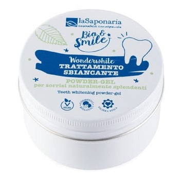 LA SAPONARIA Prášková pasta na bělení zubů WonderWhite BIO 50 g (Přírodní zubní hygiena) - Přírodní