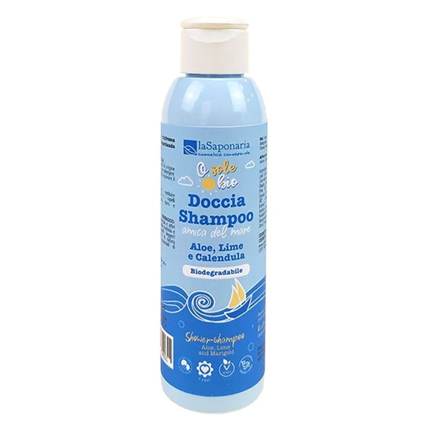 LA SAPONARIA Sprchový gel a šampon po opalování BIO 150 ml