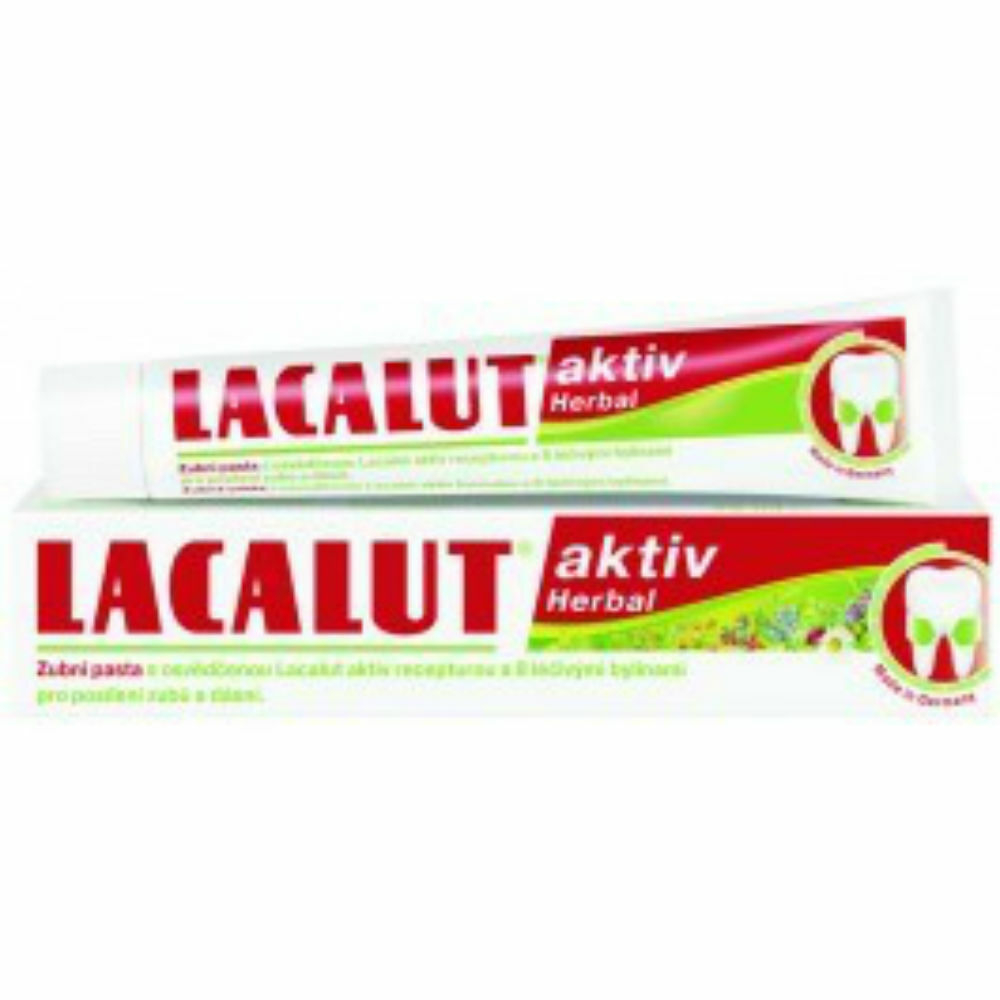 Levně LACALUT Aktiv Zubní pasta Herbal 75 ml