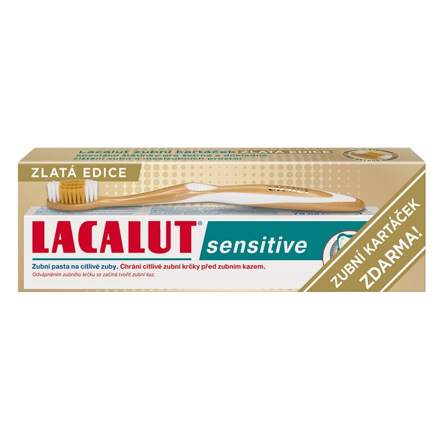 LACALUT Sensitive Zlatá edice Zubní pasta 75 ml