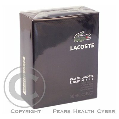 Levně LACOSTE Eau de Lacoste L.12.12 Noir Toaletní voda 100 ml